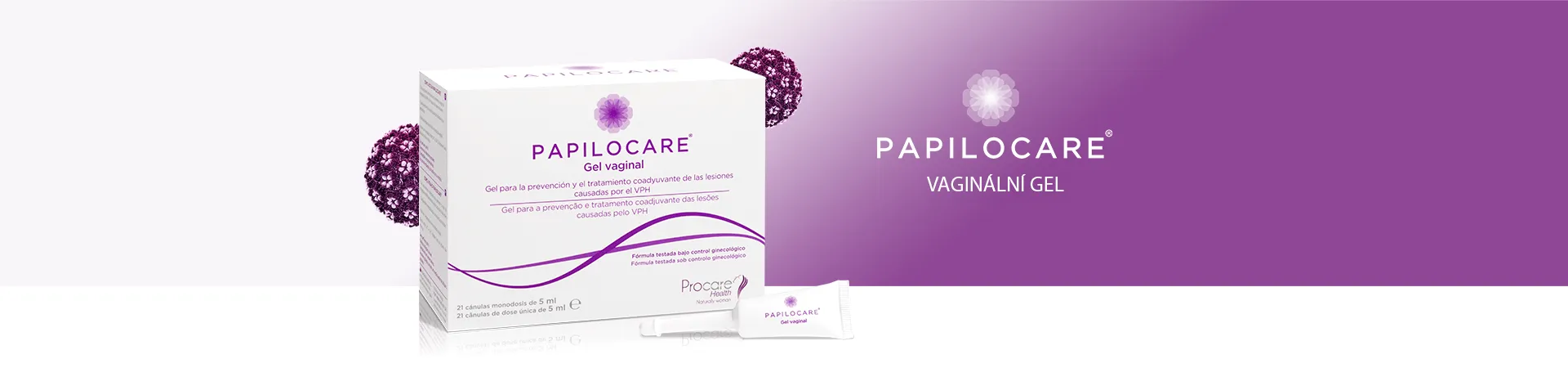 Papilocare vaginální gel hero