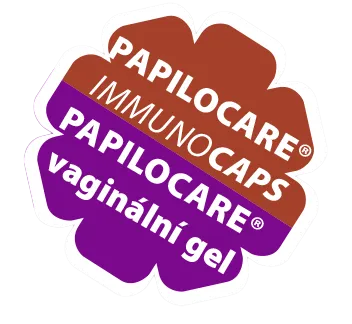 Doporučené produkty Papilocare vaginální gel a Immunocaps